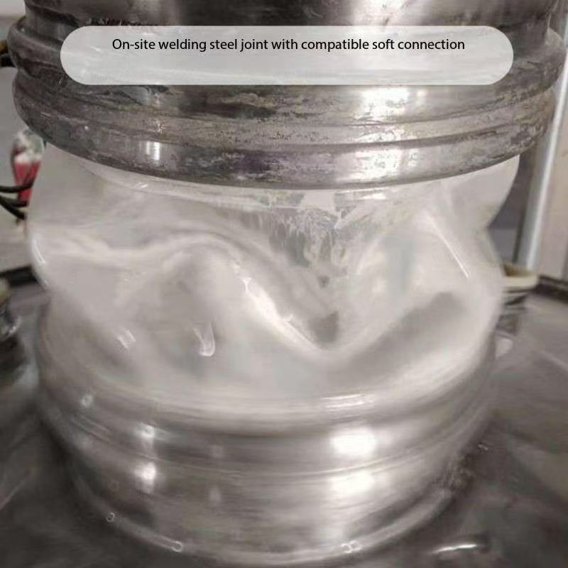 Polyurethane flexible connectors steel head size: