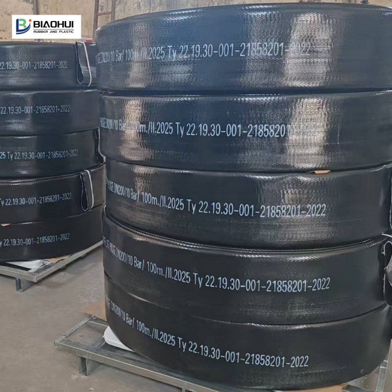 Shale Gas Fracturing Water Supply TPU Layflat Hose