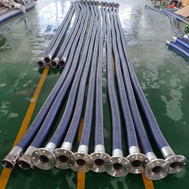 Instructions for using the static electricity export system for composite hoses