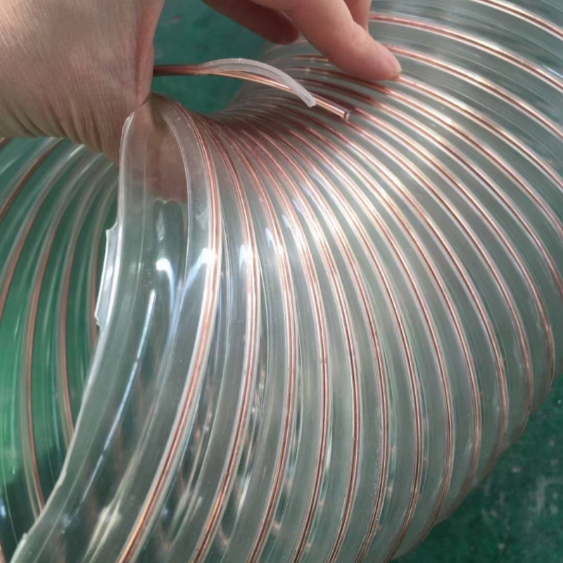 Characteristics and advantages of compressible PU steel wire hoses