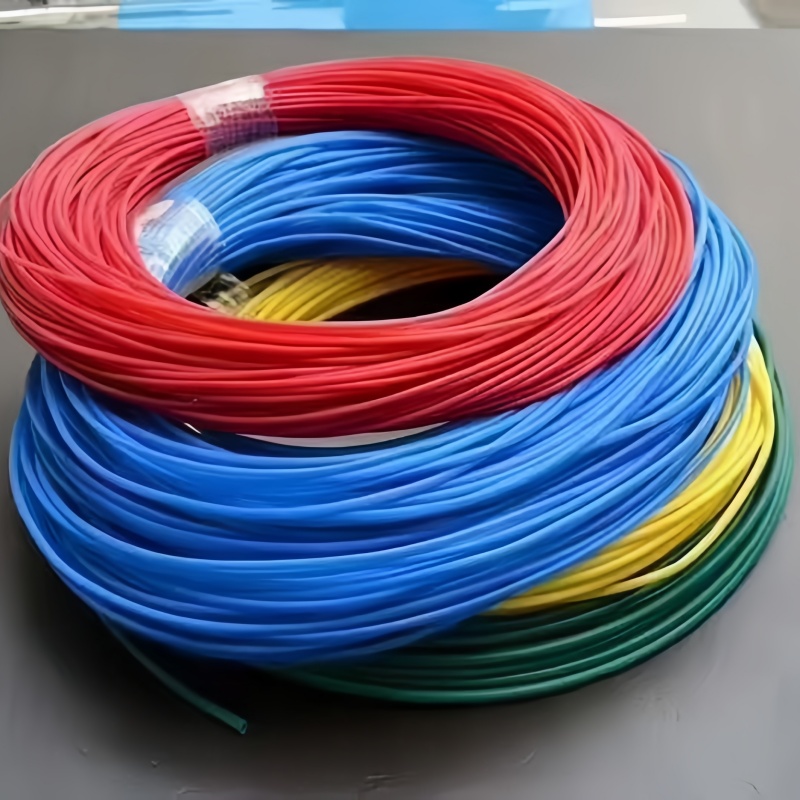 Application of polytetrafluoroethylene in wires and cables
